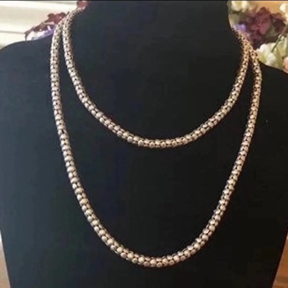 Silpada 30” Oxidized Sterling Silver Popcorn Necklace N1486 - Picture 7 of 10